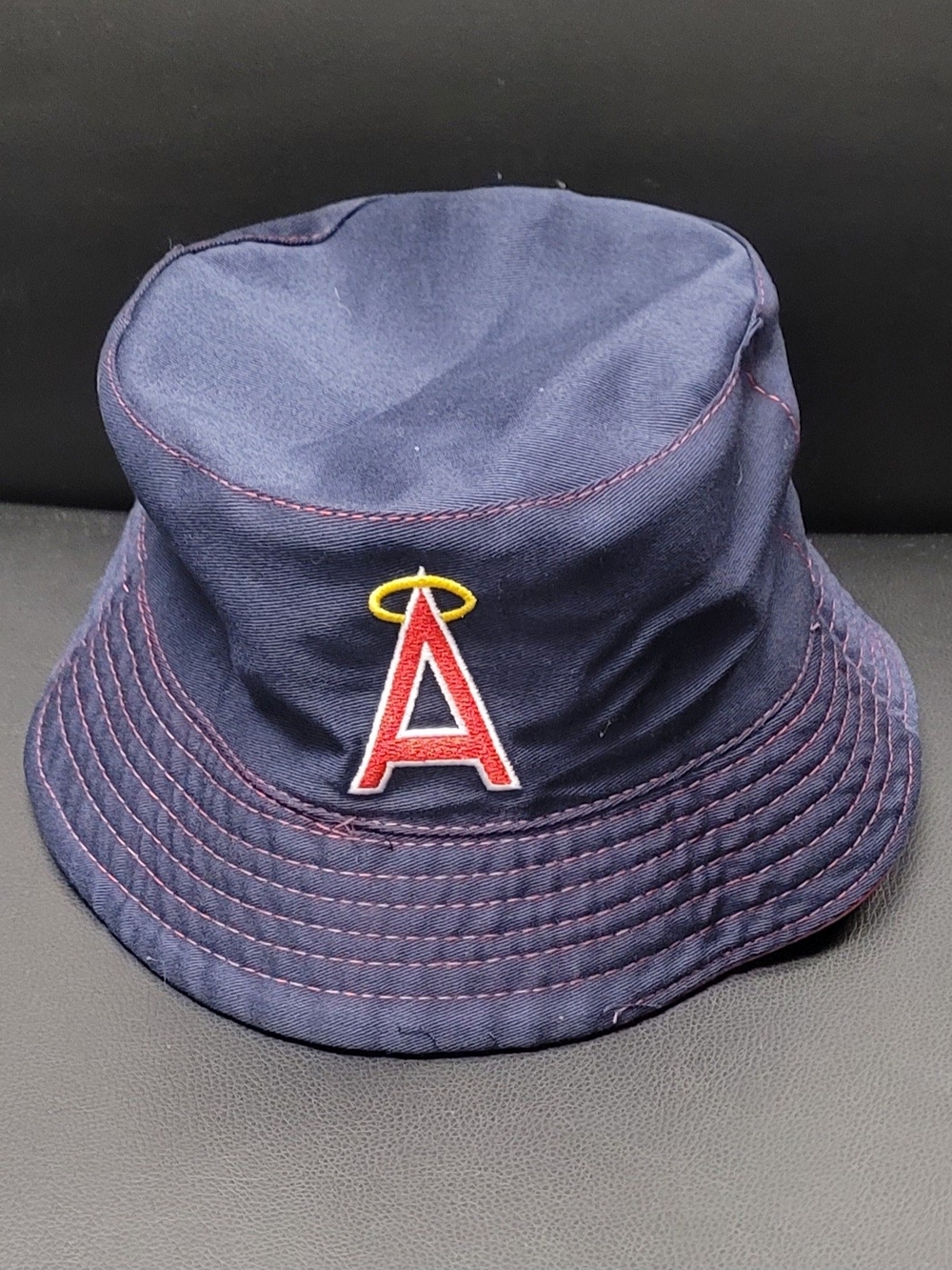Angels Yakult Reversable Navy Red Bucket Hat
